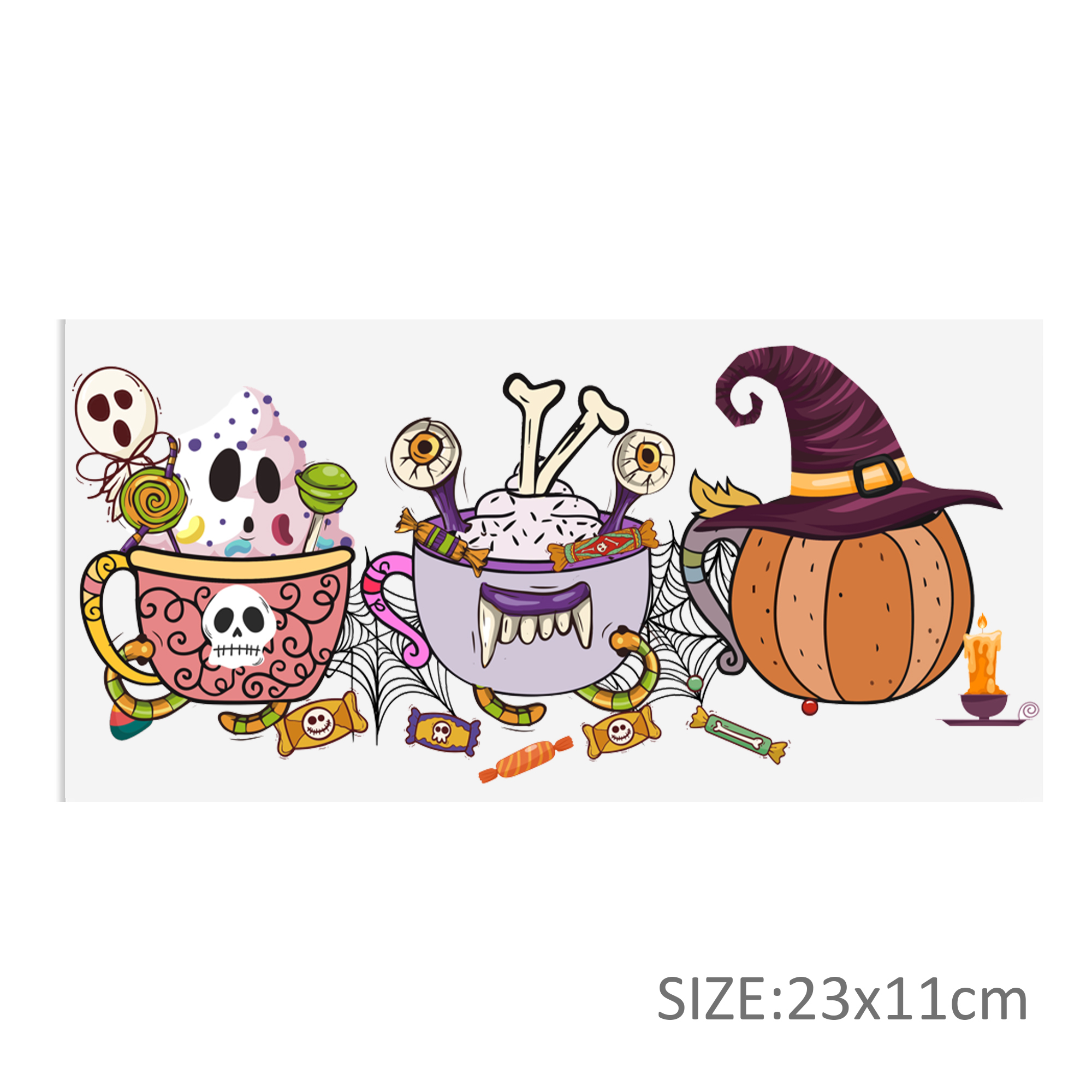 Halloween DTF Sticker For Cups Cool Personalize UV Wrap Transfer Sticker Custom Labels DIY Logo Waterproof - Image 11