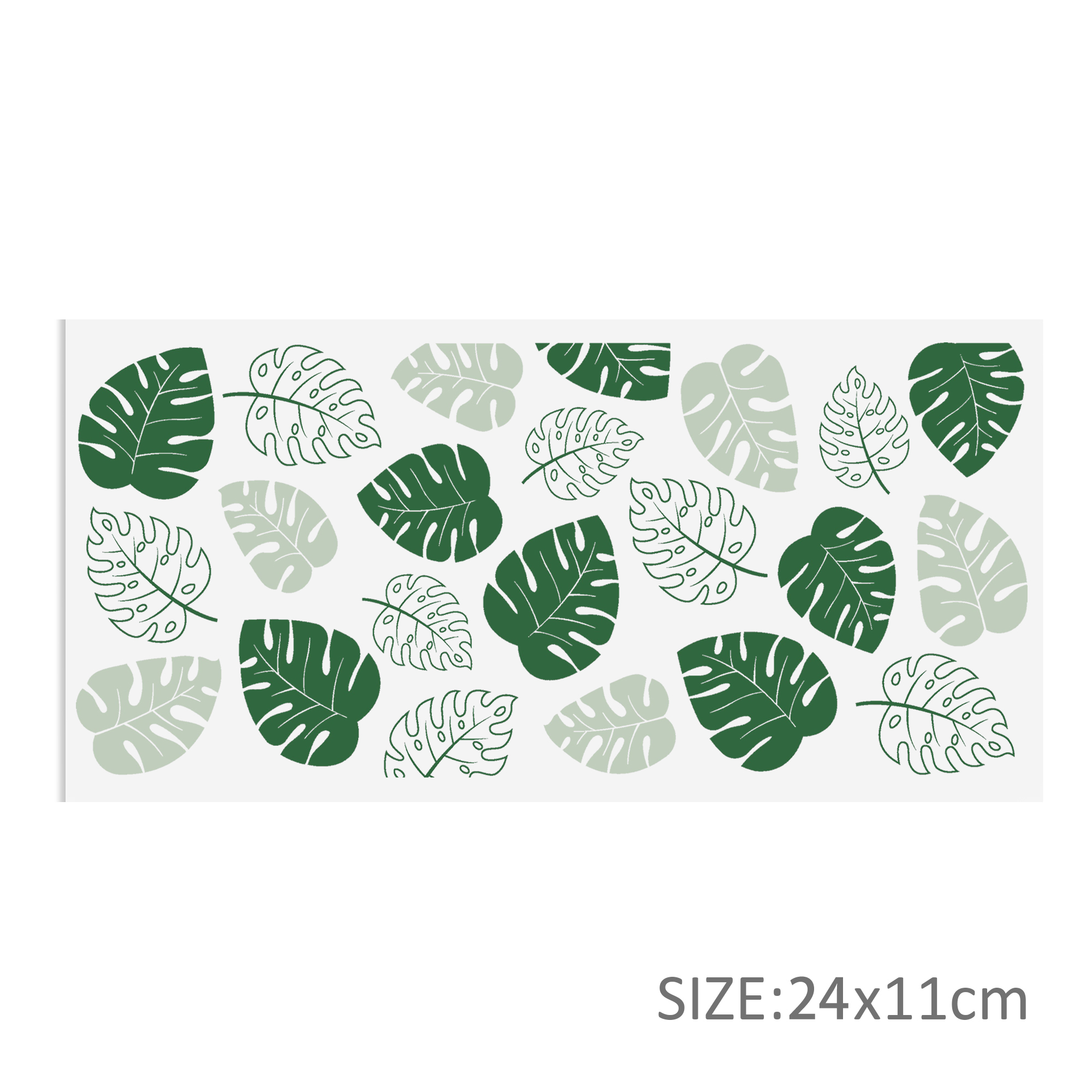 Leaves Cow 16oz Tumbler Template DTF Sticker Cup Cool Personalize UV Wrap Transfer Sticker Custom Label DIY Waterproof - Image 14