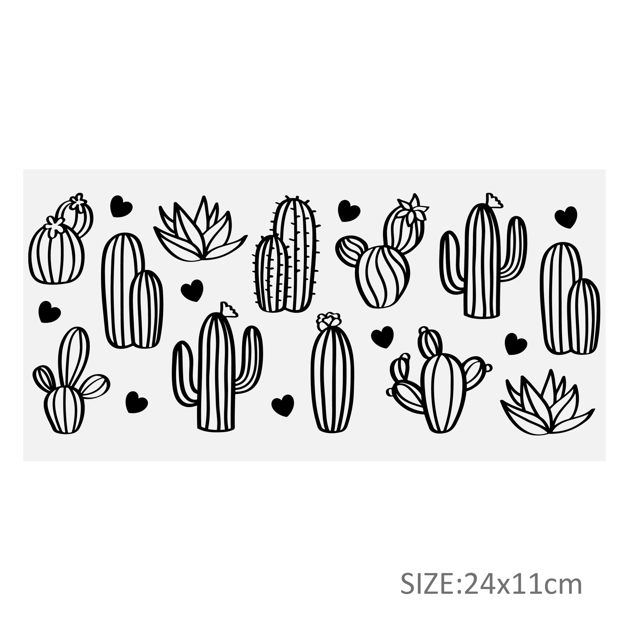 Leaves Cow 16oz Tumbler Template DTF Sticker Cup Cool Personalize UV Wrap Transfer Sticker Custom Label DIY Waterproof - Image 16