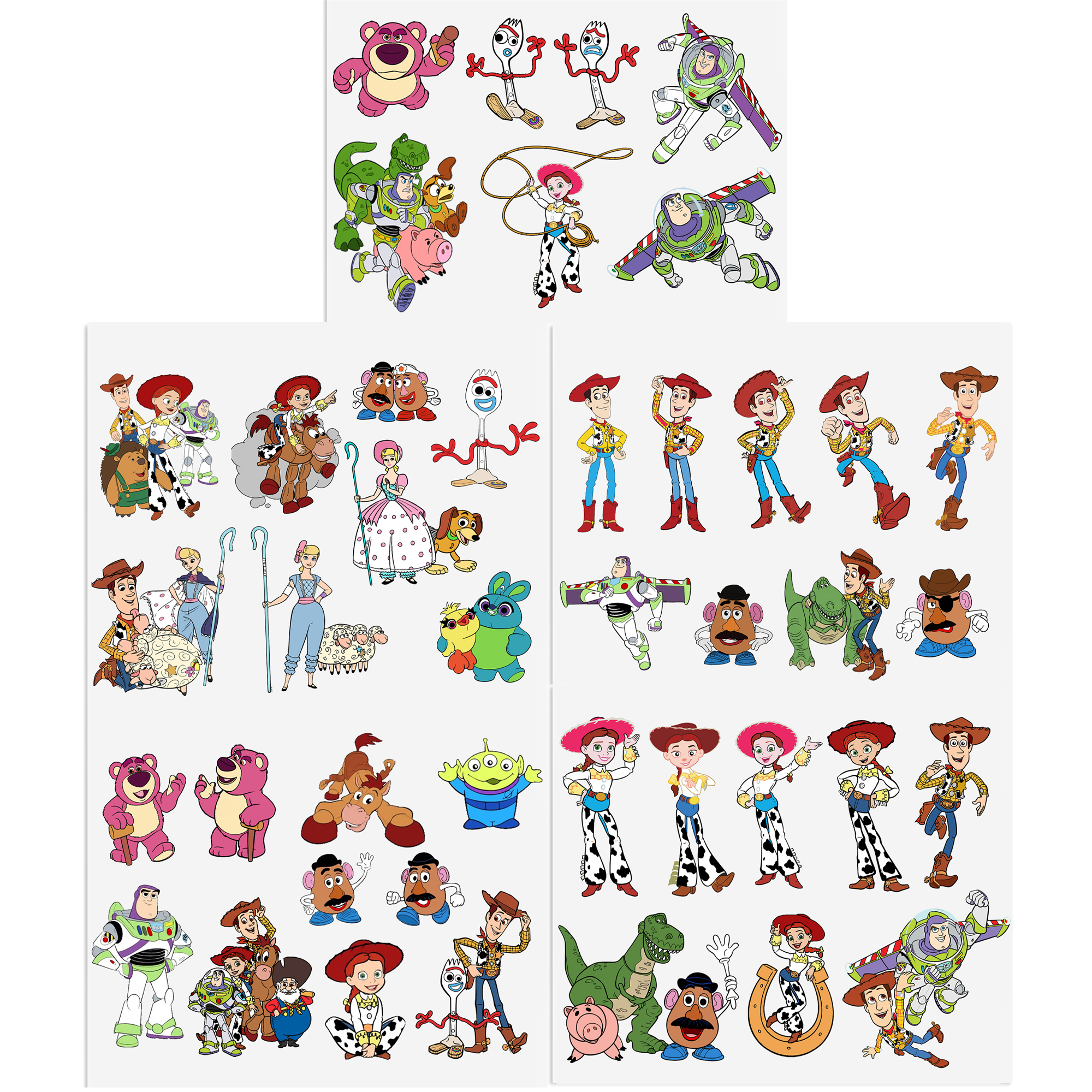 Disney Toy Story UV DTF Stickers For Glass Cup Decoration Laptop Motorcycle Car Waterproof Sticker For Girl Kids - Image 4