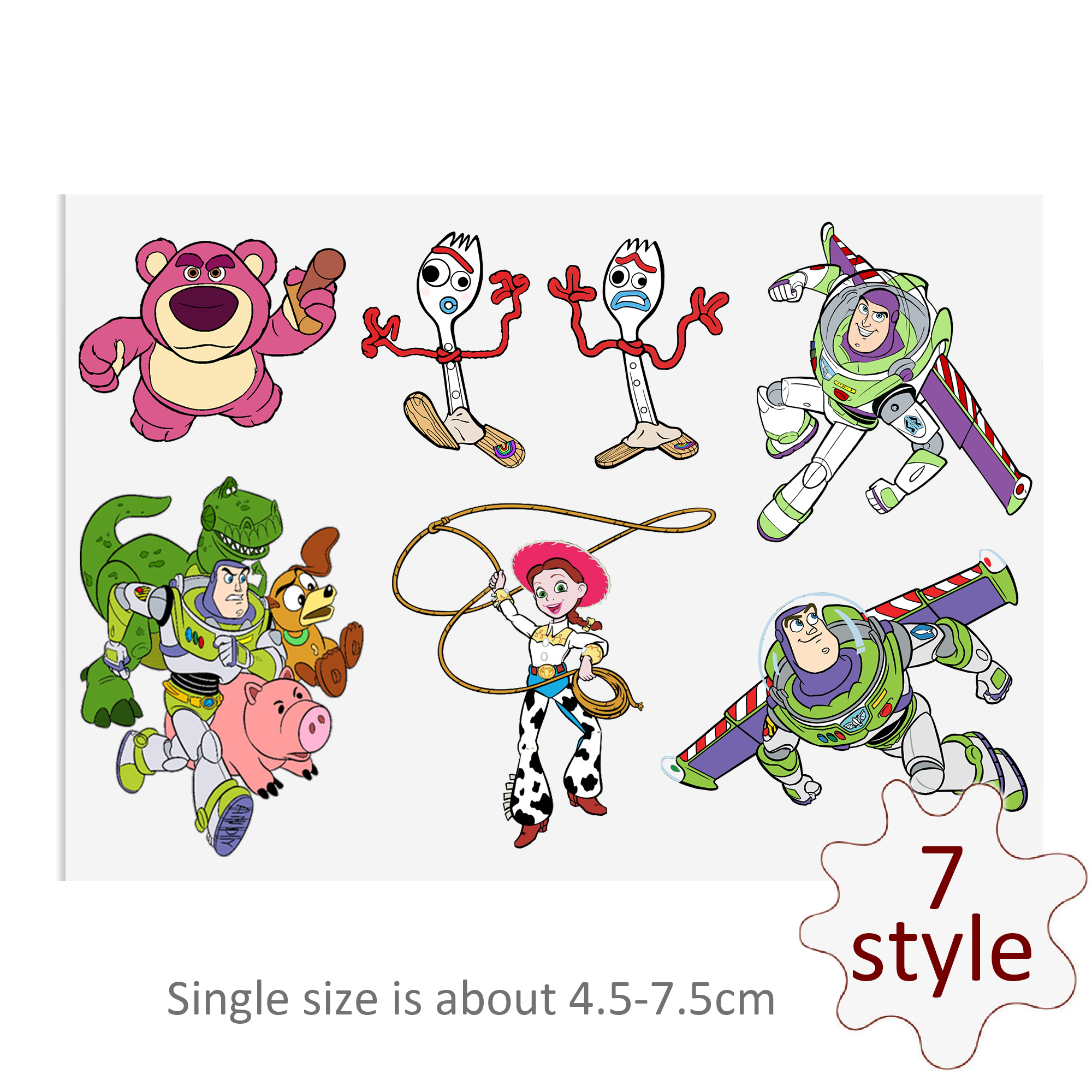 Disney Toy Story UV DTF Stickers For Glass Cup Decoration Laptop Motorcycle Car Waterproof Sticker For Girl Kids - Image 7