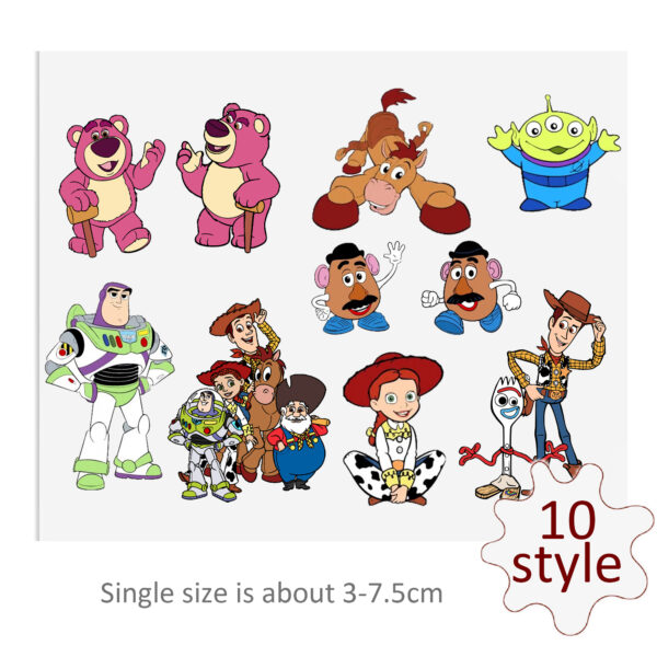 Disney Toy Story UV DTF Stickers For Glass Cup Decoration Laptop Motorcycle Car Waterproof Sticker For Girl Kids - Image 8