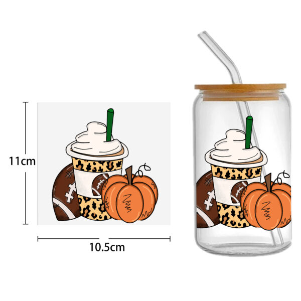 Flower Peace DTF Sticker For Cups Cool Personalize UV Wrap Transfer Sticker Custom Labels DIY Logo Waterproof - Image 11