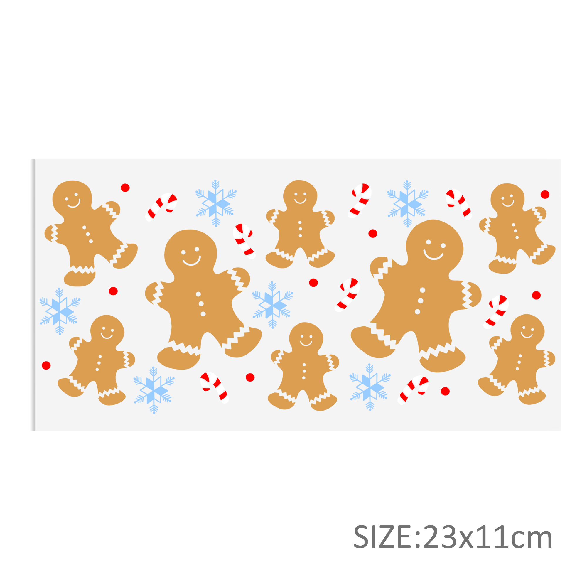 Christmas Cake Tree UV DTF Sticker For 16oz Cups Wrap Transfer Sticker Custom Labels DIY Logo Waterproof - Image 17