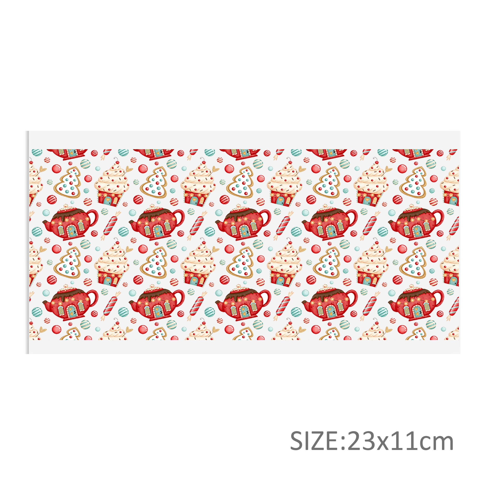 Christmas Cake Tree UV DTF Sticker For 16oz Cups Wrap Transfer Sticker Custom Labels DIY Logo Waterproof - Image 22