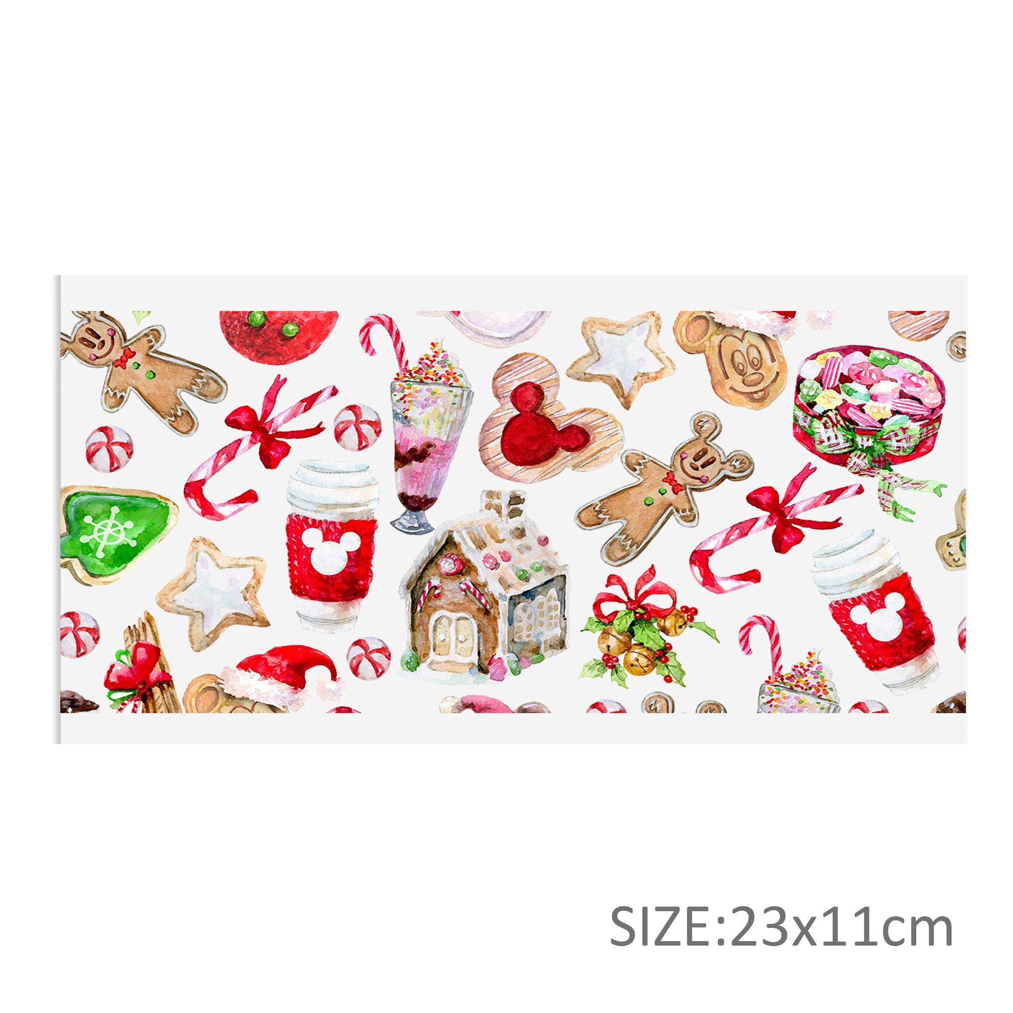 Christmas Cake Tree UV DTF Sticker For 16oz Cups Wrap Transfer Sticker Custom Labels DIY Logo Waterproof - Image 23
