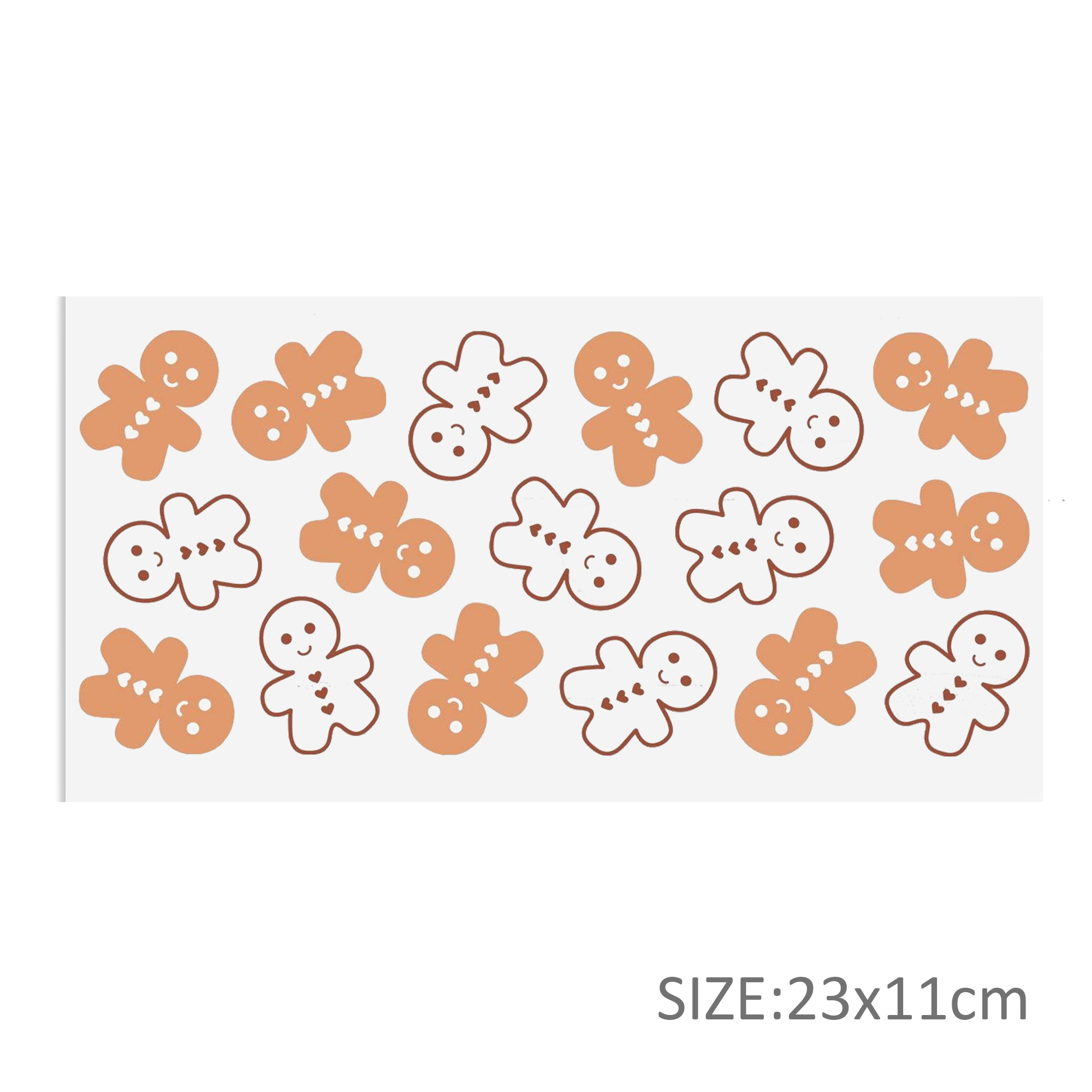 Christmas Cake Tree UV DTF Sticker For 16oz Cups Wrap Transfer Sticker Custom Labels DIY Logo Waterproof - Image 28