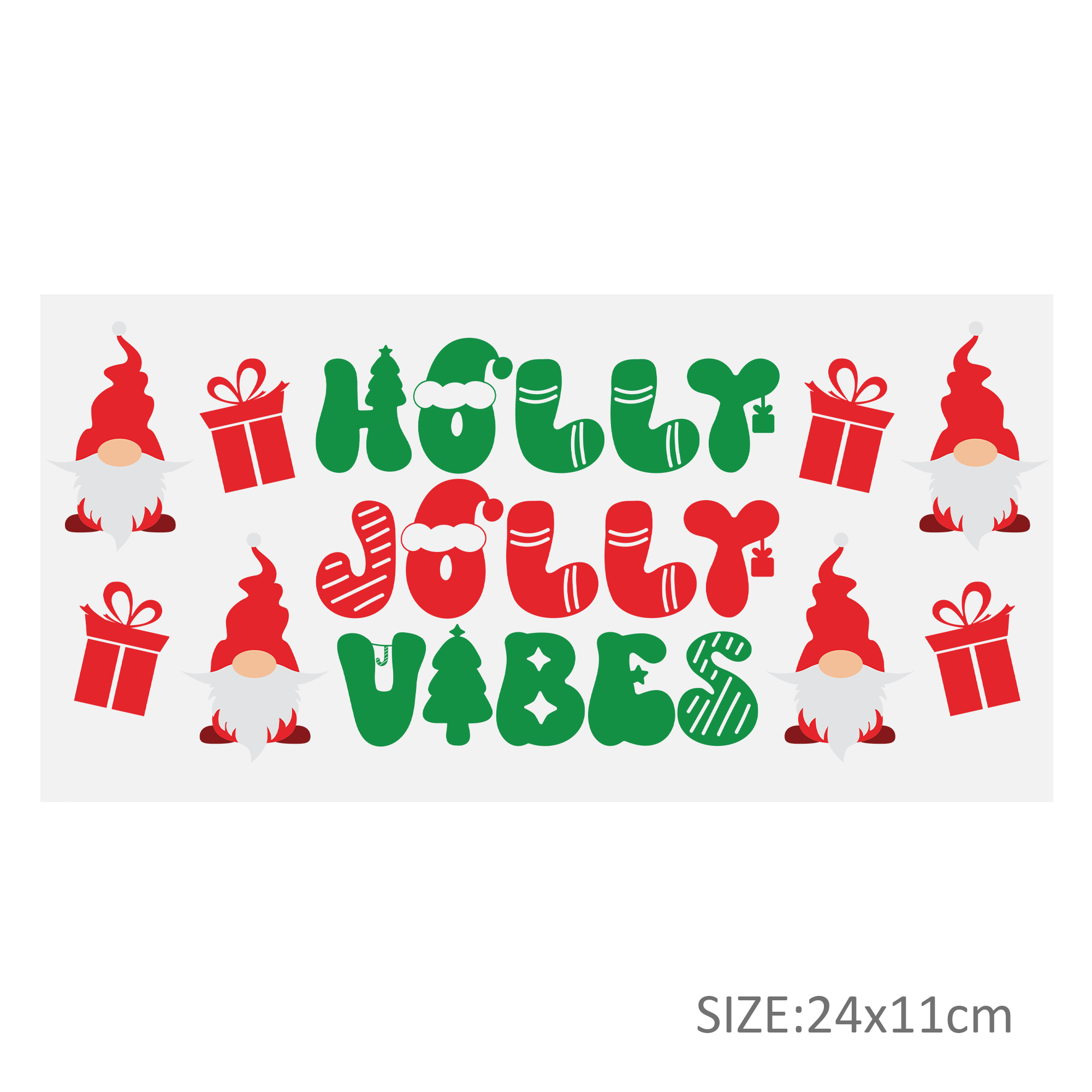 Christmas Cake Tree UV DTF Sticker For 16oz Cups Wrap Transfer Sticker Custom Labels DIY Logo Waterproof - Image 34