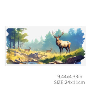 Reindeer Waterproof Stickers UV DTF Sticker For 16oz Cups Transfer Sticker Custom Labels DIY Logo Waterproof