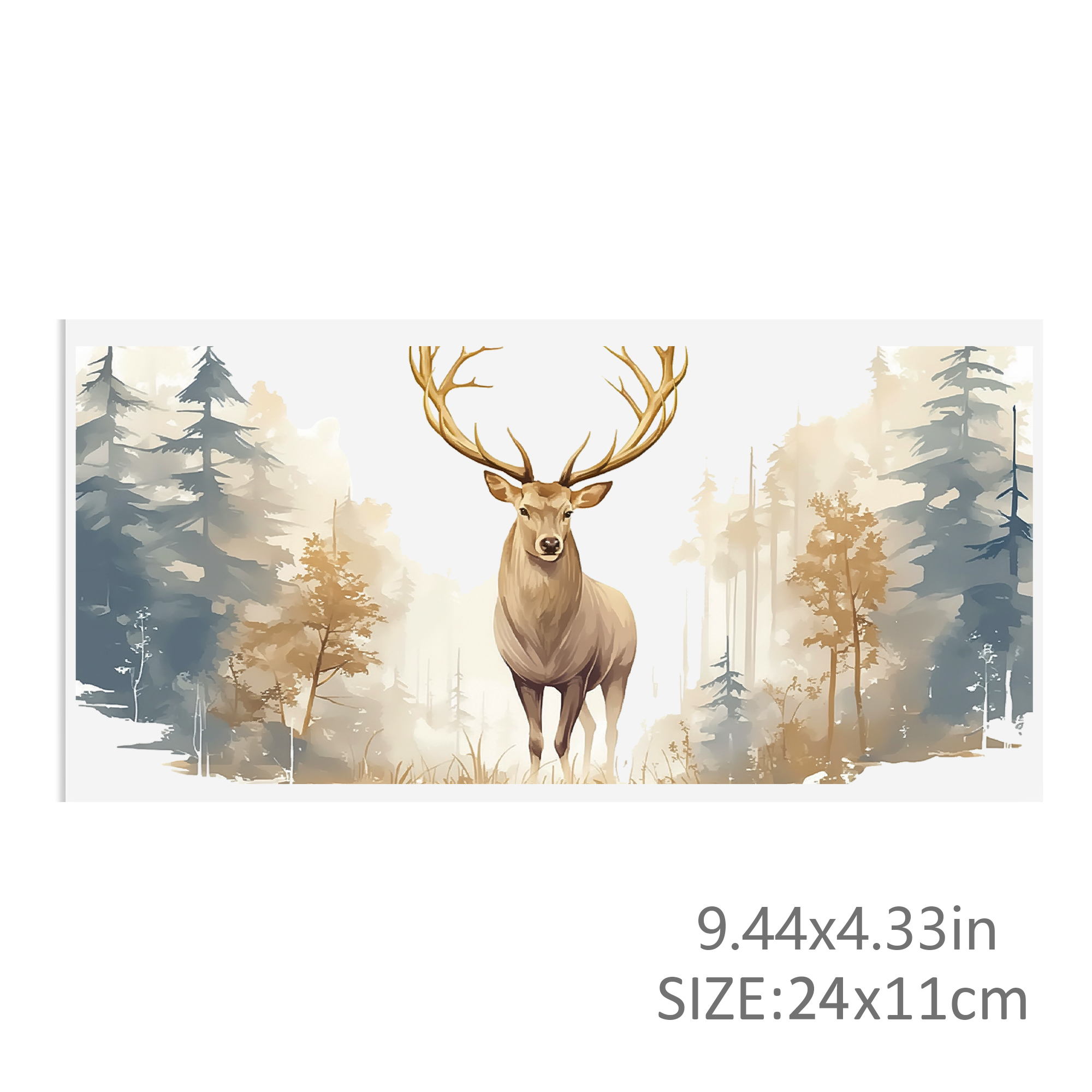 Reindeer Waterproof Stickers UV DTF Sticker For 16oz Cups Transfer Sticker Custom Labels DIY Logo Waterproof - Image 2