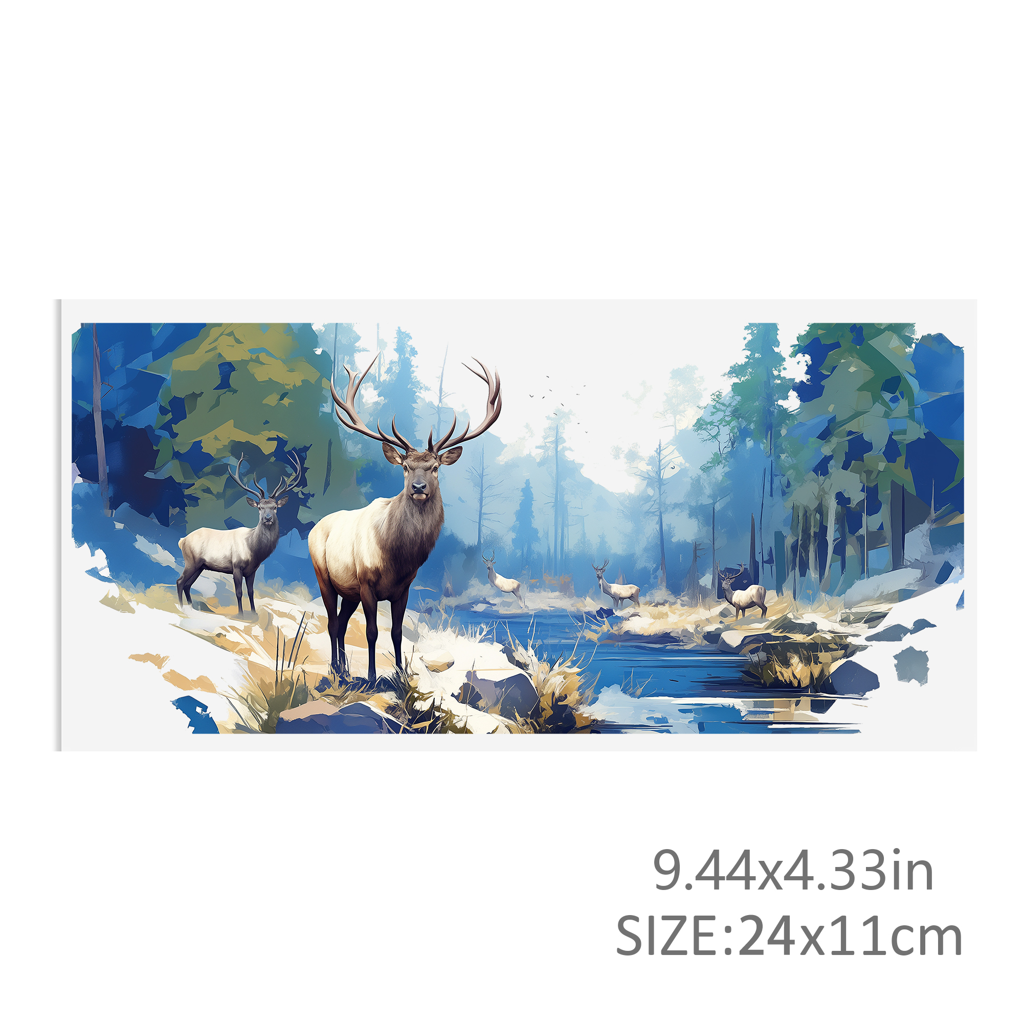 Reindeer Waterproof Stickers UV DTF Sticker For 16oz Cups Transfer Sticker Custom Labels DIY Logo Waterproof - Image 4
