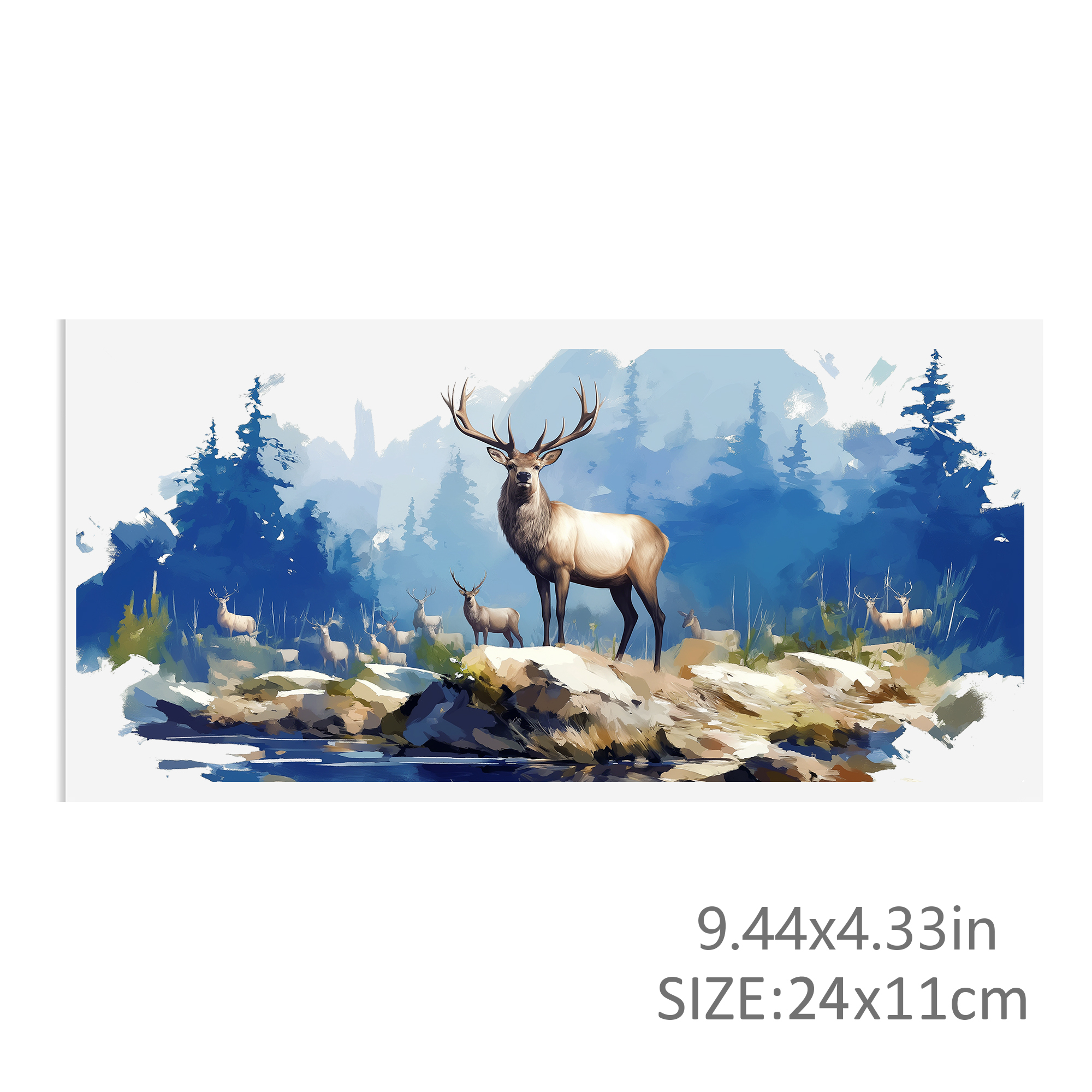 Reindeer Waterproof Stickers UV DTF Sticker For 16oz Cups Transfer Sticker Custom Labels DIY Logo Waterproof - Image 6
