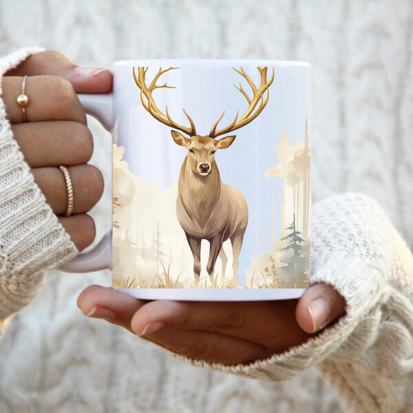 Reindeer Waterproof Stickers UV DTF Sticker For 16oz Cups Transfer Sticker Custom Labels DIY Logo Waterproof - Image 9