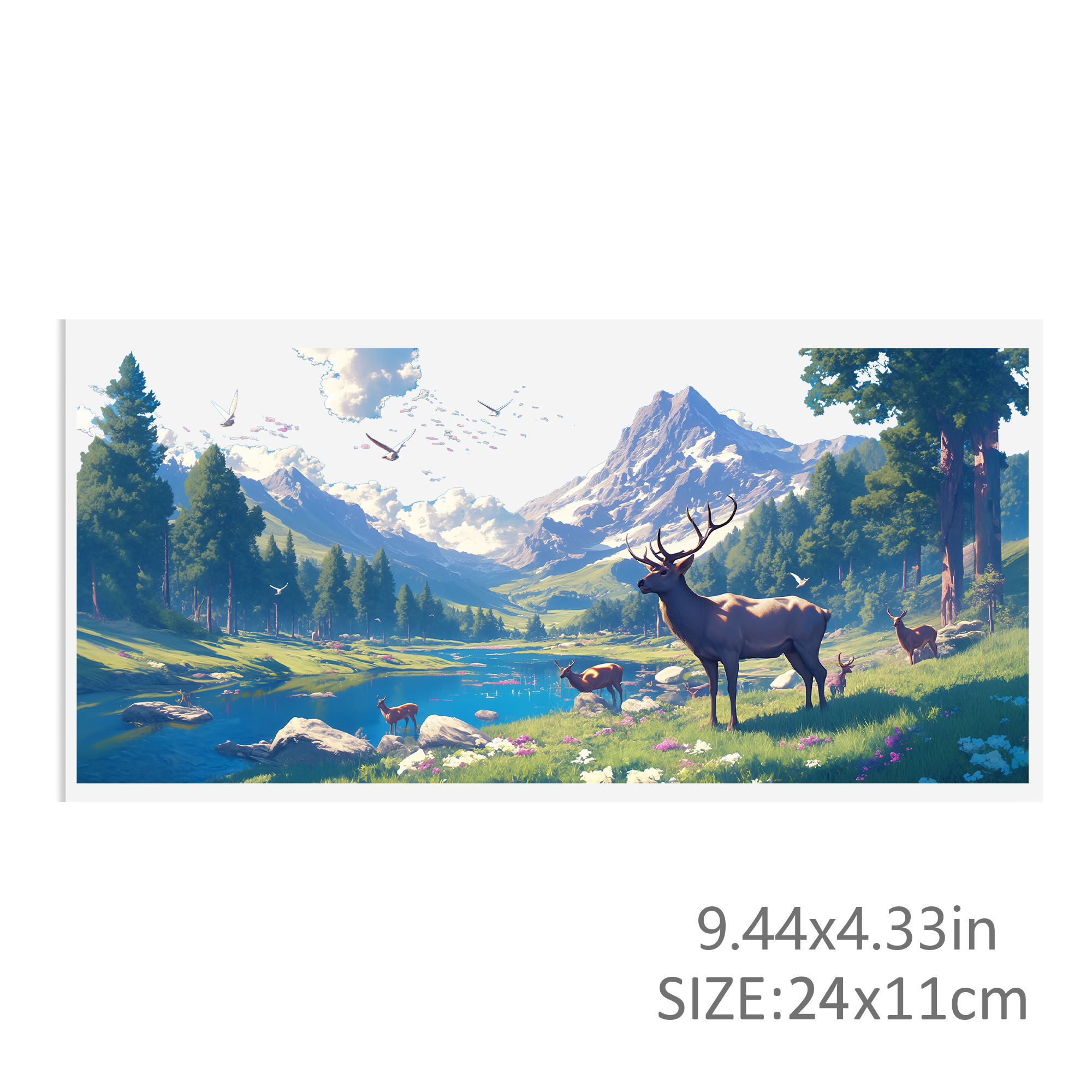 Reindeer Waterproof Stickers UV DTF Sticker For 16oz Cups Transfer Sticker Custom Labels DIY Logo Waterproof - Image 11
