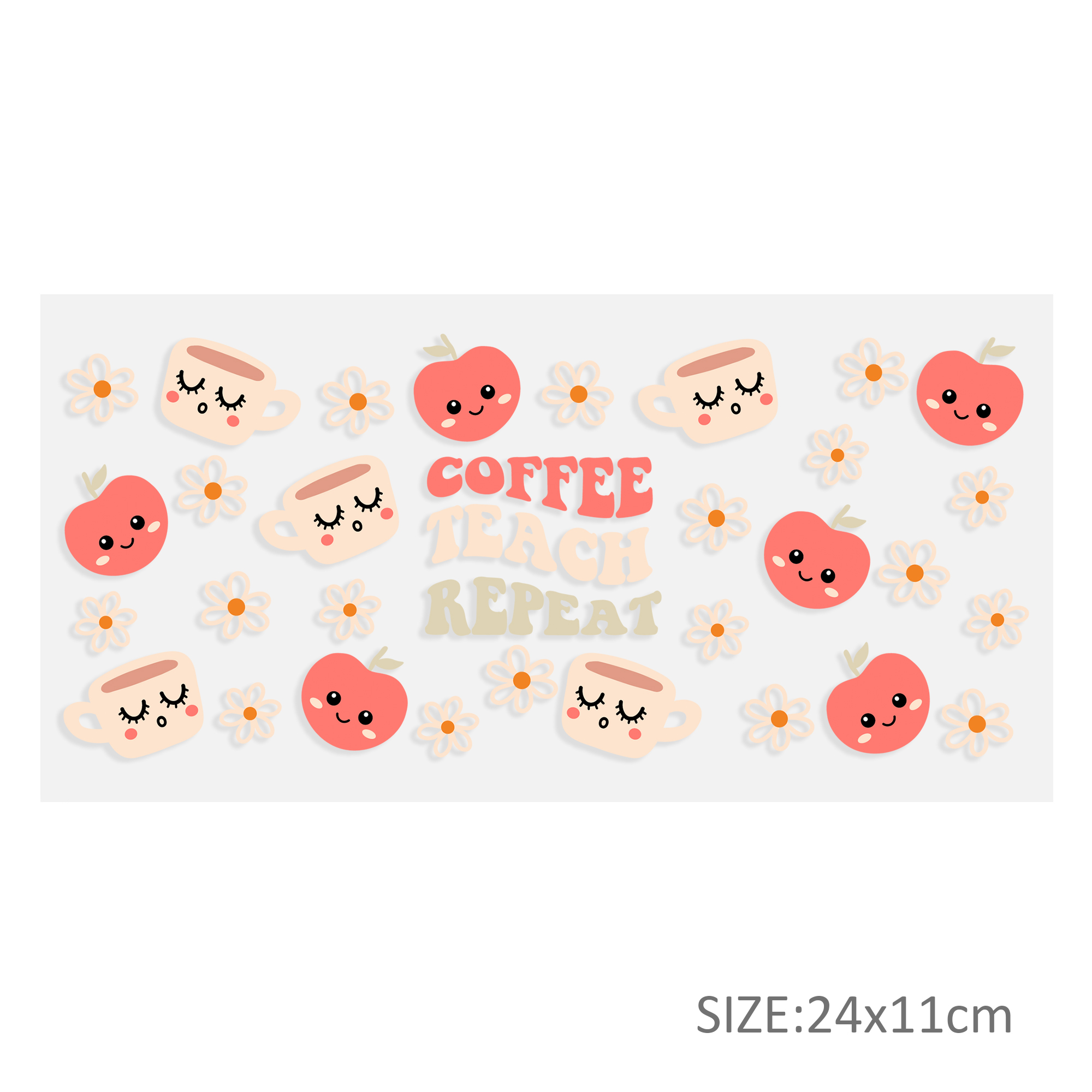 Back To School 16oz DTF Sticker Cups Cool Personalize UV Wrap Transfer Sticker Custom Labels DIY Logo Waterproof - Image 8