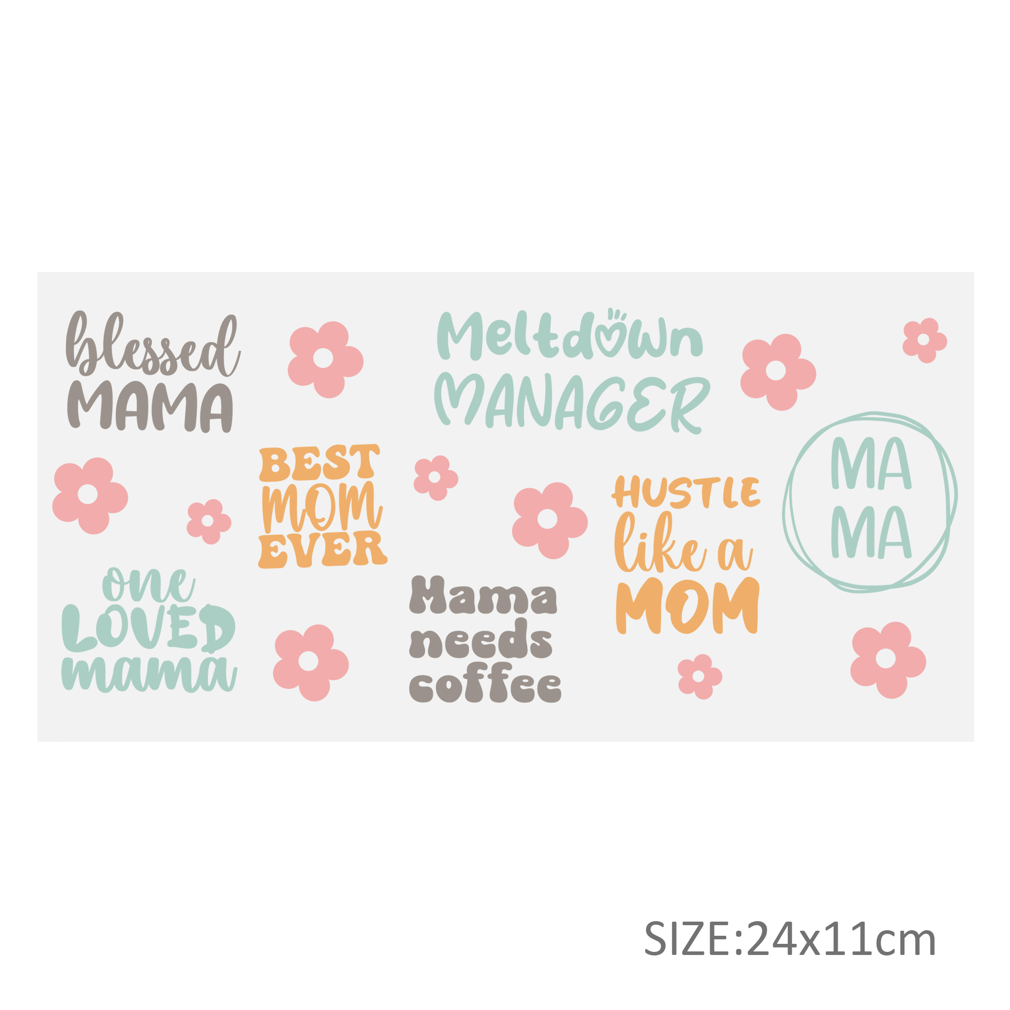 Back To School 16oz DTF Sticker Cups Cool Personalize UV Wrap Transfer Sticker Custom Labels DIY Logo Waterproof - Image 11