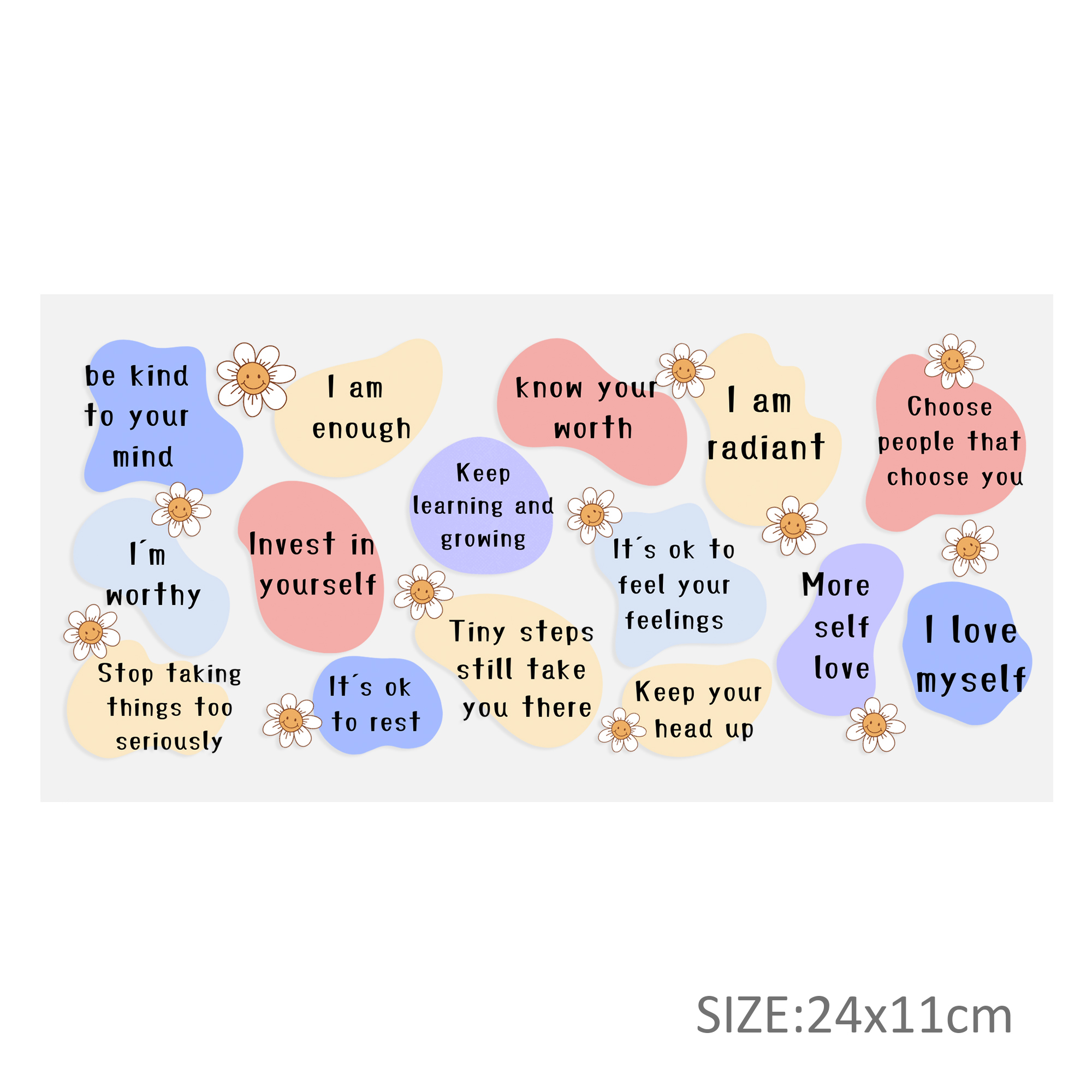 Back To School 16oz DTF Sticker Cups Cool Personalize UV Wrap Transfer Sticker Custom Labels DIY Logo Waterproof - Image 13