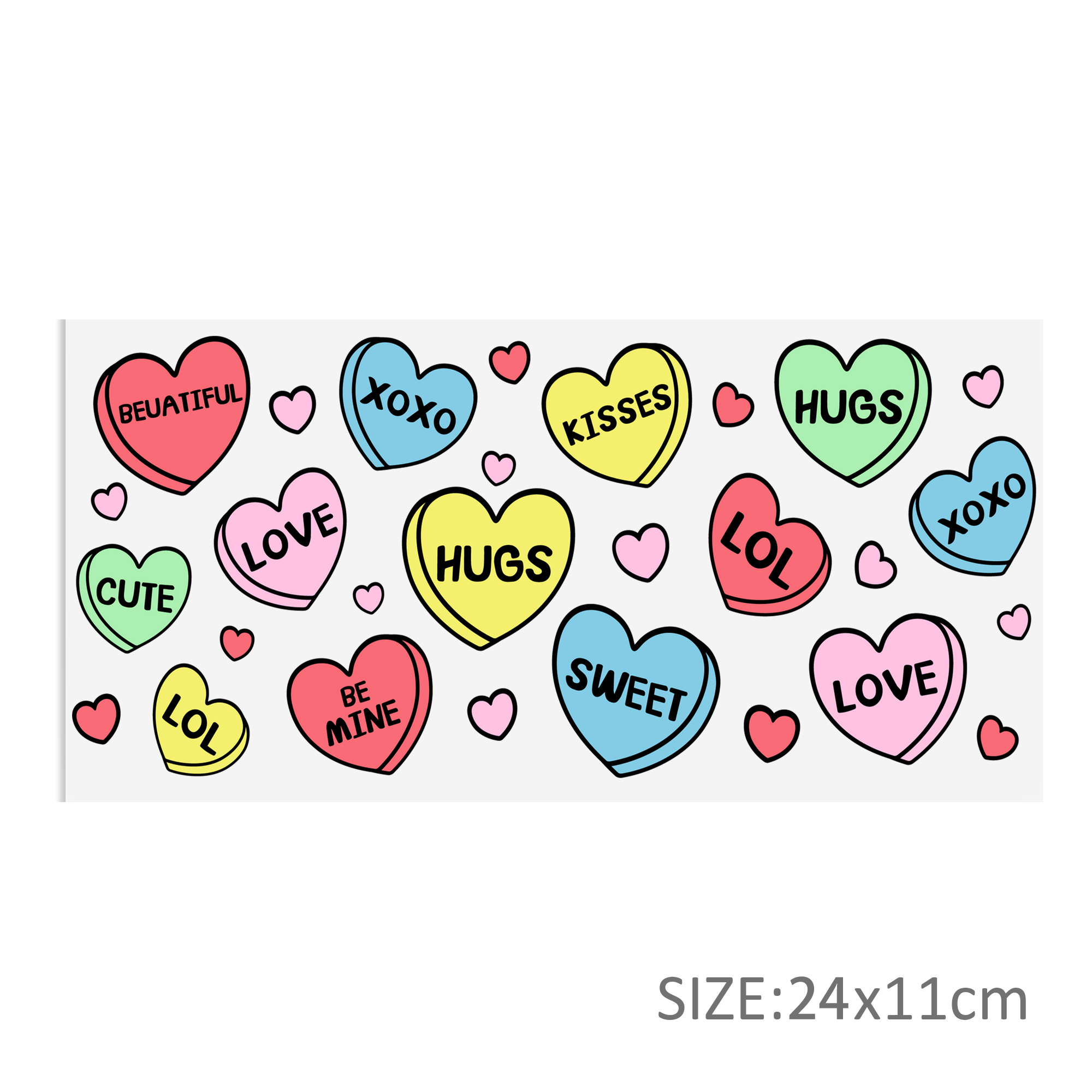 Back To School 16oz DTF Sticker Cups Cool Personalize UV Wrap Transfer Sticker Custom Labels DIY Logo Waterproof - Image 15