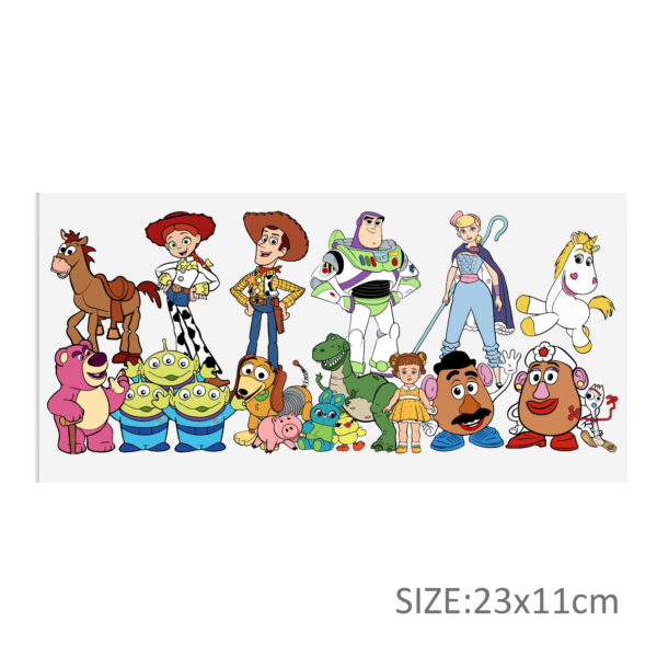 Disney Toy Story 16oz Tumbler Template DTF Sticker Cup Cool Personalize UV Wrap Transfer Sticker Custom Label DIY Waterproof - Image 2