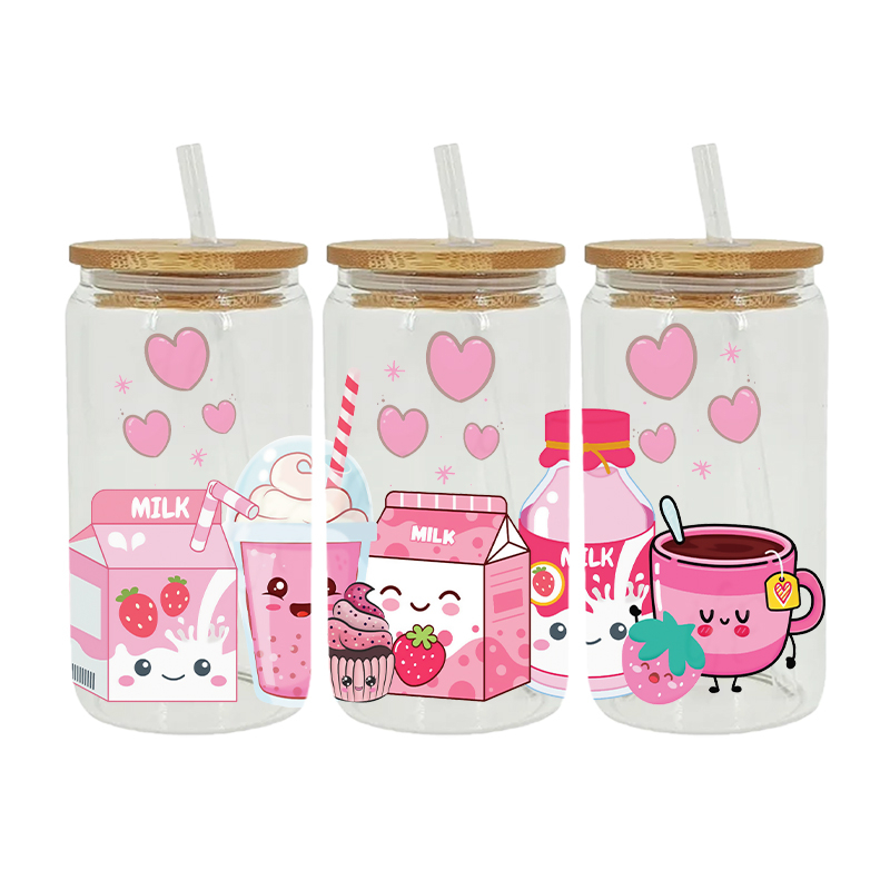 UV DTF Transfer Sticker Fruit Themed For The 16oz Libbey Glasses Wraps Cup Can DIY Waterproof - Image 3