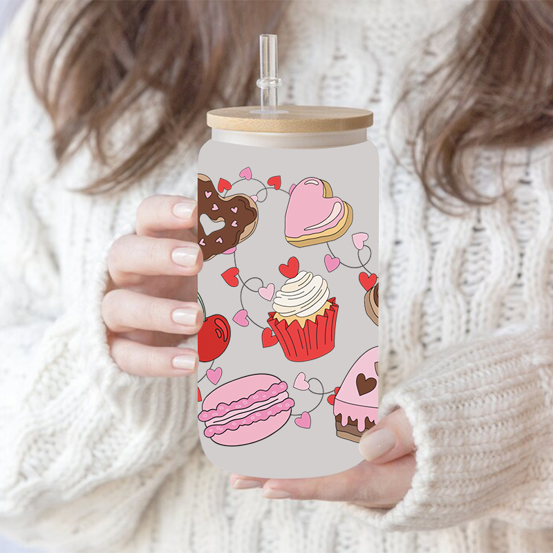 UV DTF Transfer Sticker Fruit Themed For The 16oz Libbey Glasses Wraps Cup Can DIY Waterproof - Image 5