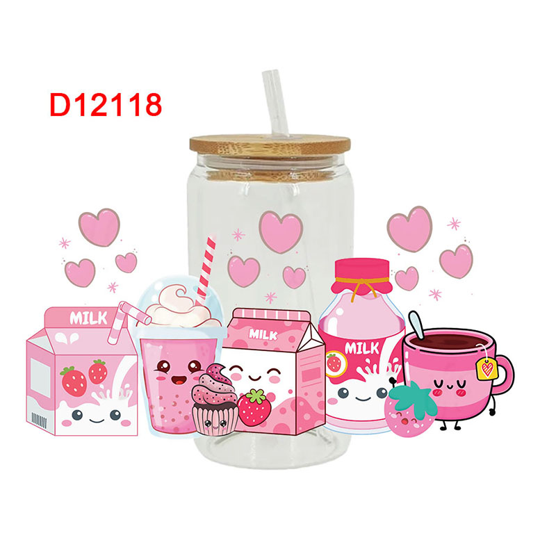 UV DTF Transfer Sticker Fruit Themed For The 16oz Libbey Glasses Wraps Cup Can DIY Waterproof - Image 8