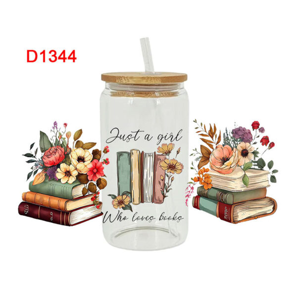 UV DTF Transfer Sticker SCHOOL Theme For The 16oz Libbey Glasses Wraps Cup Can DIY Waterproof Easy To Use Custom Decals - Image 13