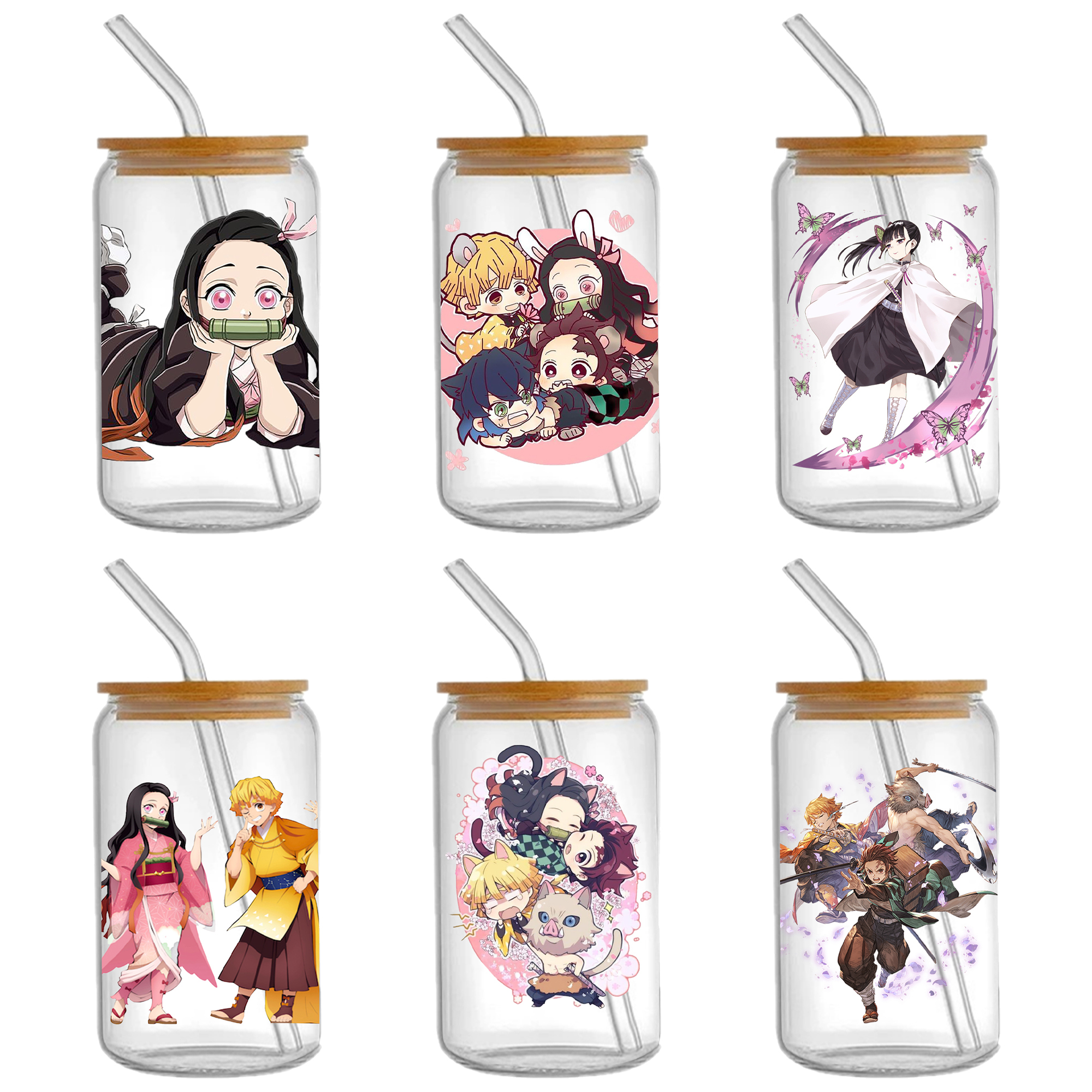 Anime 16oz DTF Sticker For Cups Cool Personalize UV Wrap Transfer Sticker Custom Labels DIY Logo Waterproof - Image 8