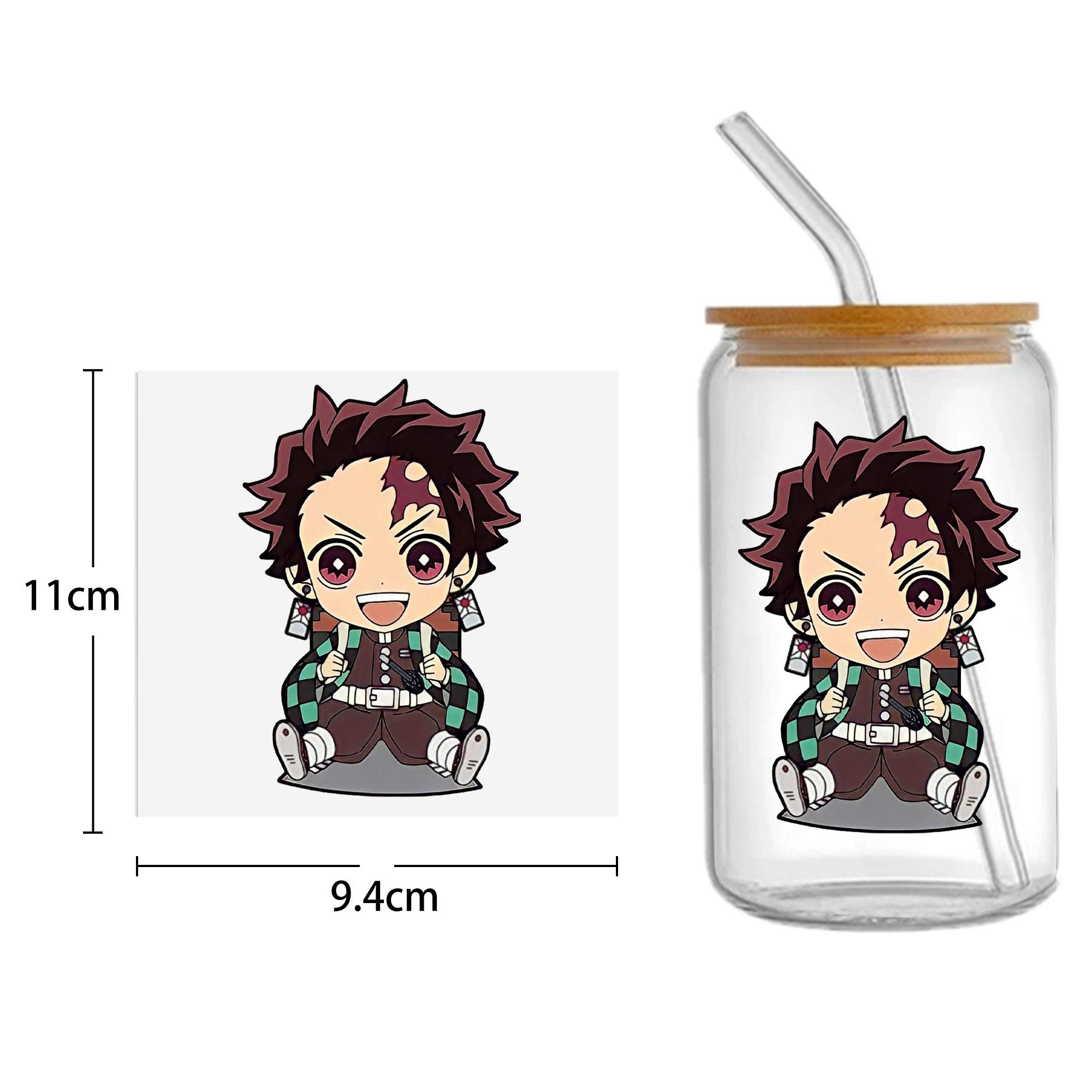 Anime 16oz DTF Sticker For Cups Cool Personalize UV Wrap Transfer Sticker Custom Labels DIY Logo Waterproof - Image 10