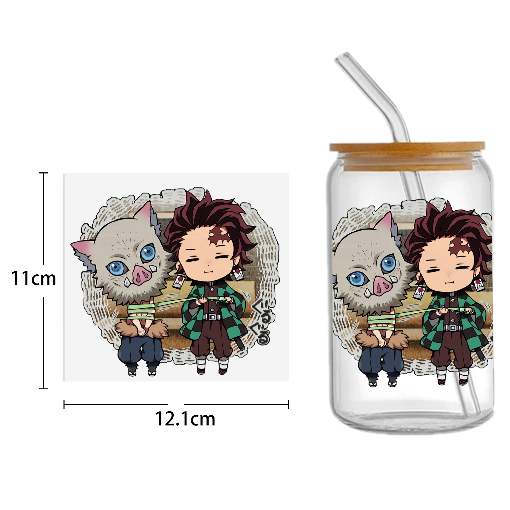 Anime 16oz DTF Sticker For Cups Cool Personalize UV Wrap Transfer Sticker Custom Labels DIY Logo Waterproof - Image 21