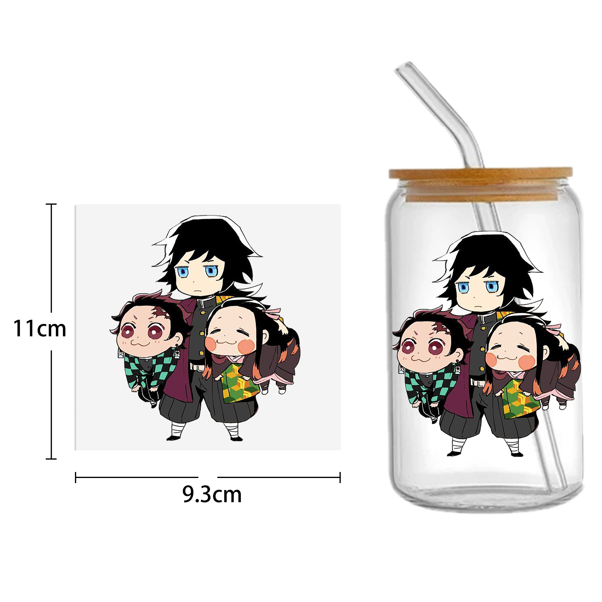 Anime 16oz DTF Sticker For Cups Cool Personalize UV Wrap Transfer Sticker Custom Labels DIY Logo Waterproof - Image 22