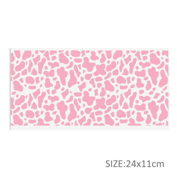 Cow Pattern DTF Sticker For Cups Cool Personalize UV Wrap Transfer Sticker Custom Labels DIY Logo Waterproof - Image 4