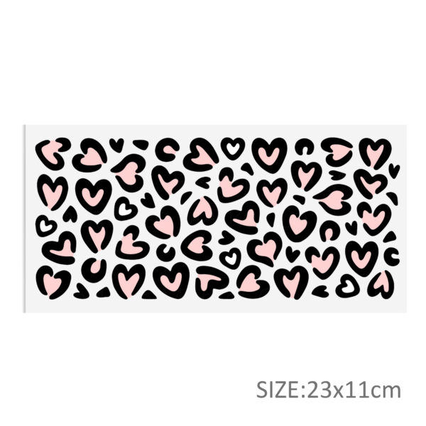 Cow Pattern DTF Sticker For Cups Cool Personalize UV Wrap Transfer Sticker Custom Labels DIY Logo Waterproof - Image 5