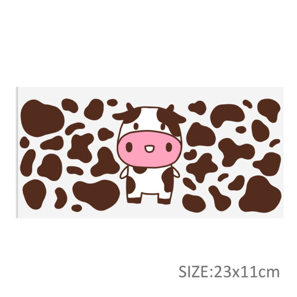 Cow Pattern DTF Sticker For Cups Cool Personalize UV Wrap Transfer Sticker Custom Labels DIY Logo Waterproof - Image 7