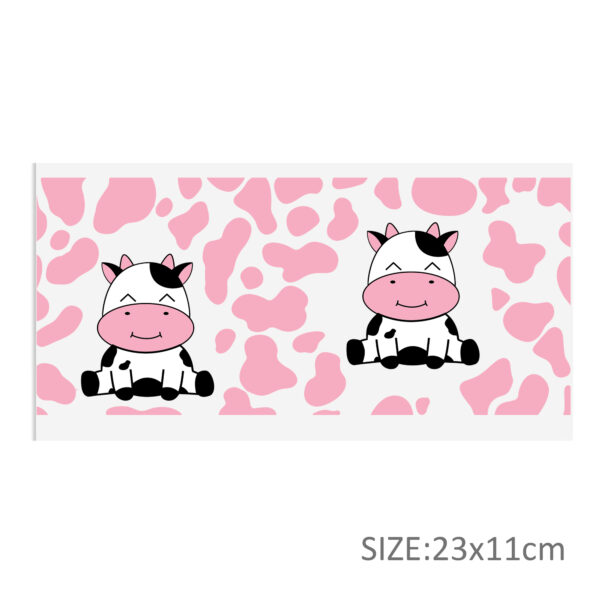 Cow Pattern DTF Sticker For Cups Cool Personalize UV Wrap Transfer Sticker Custom Labels DIY Logo Waterproof - Image 15