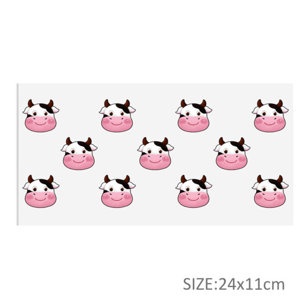 Cow Pattern DTF Sticker For Cups Cool Personalize UV Wrap Transfer Sticker Custom Labels DIY Logo Waterproof - Image 20