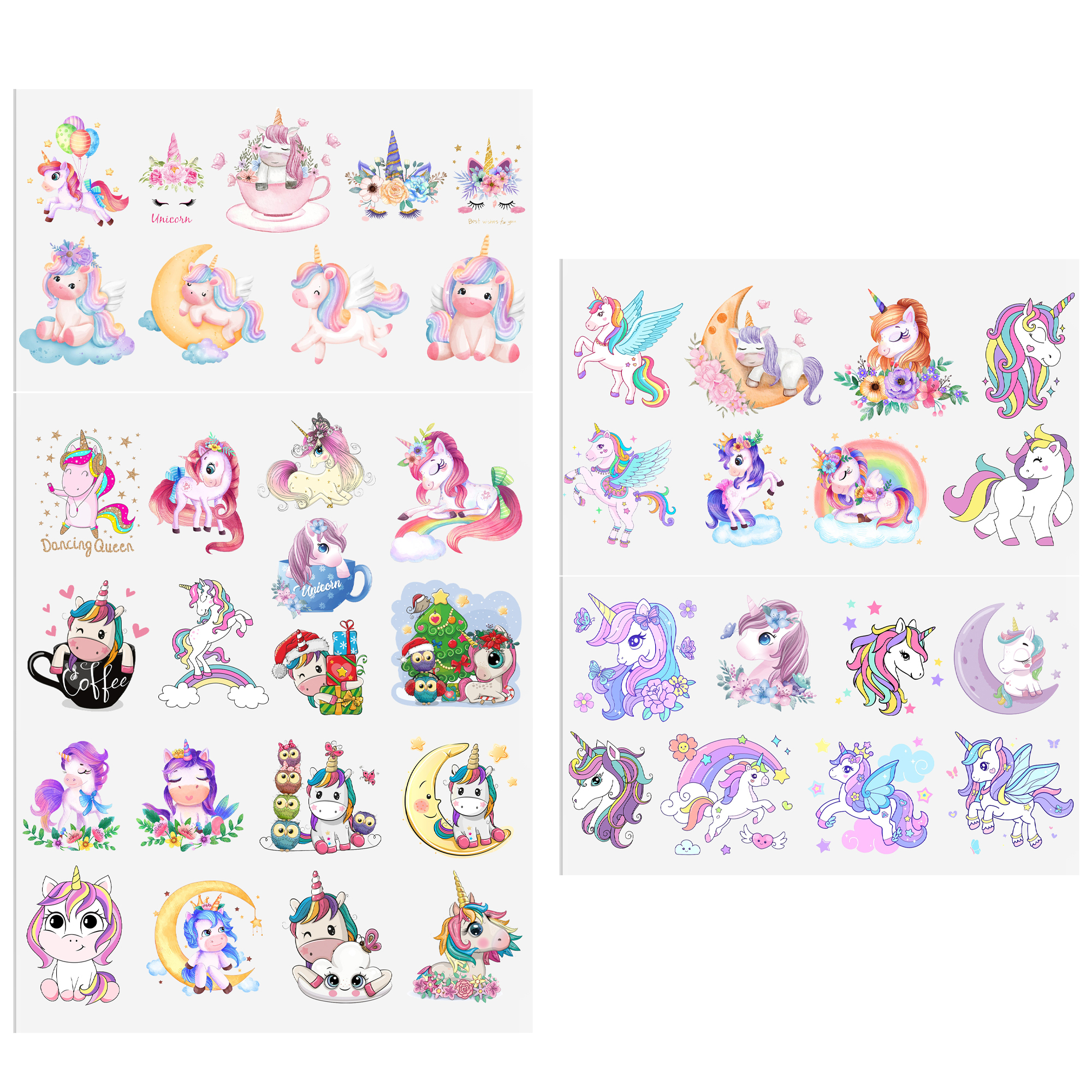 Unicorn DTF Sticker For Cups Cool Personalize UV Wrap Transfer Sticker Custom Labels DIY Logo Waterproof - Image 4