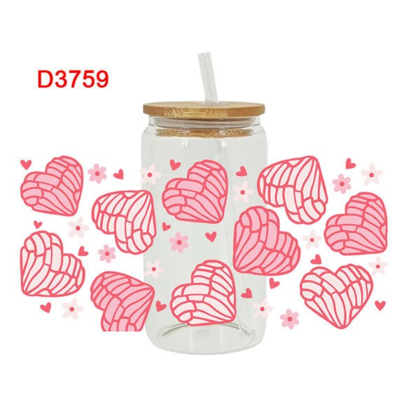 UV DTF Transfer Sticker Cowboy Theme For The 16oz Libbey Glasses Wraps Cup Can DIY Waterproof Easy To Use Custom Decals D3751 - Image 4