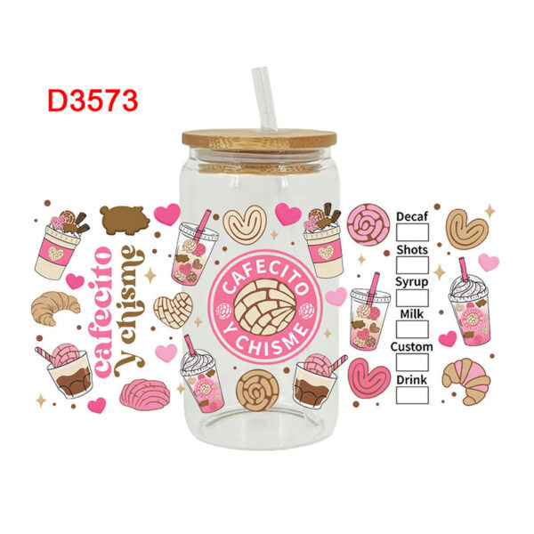 UV DTF Transfer Sticker Cowboy Theme For The 16oz Libbey Glasses Wraps Cup Can DIY Waterproof Easy To Use Custom Decals D3751 - Image 12