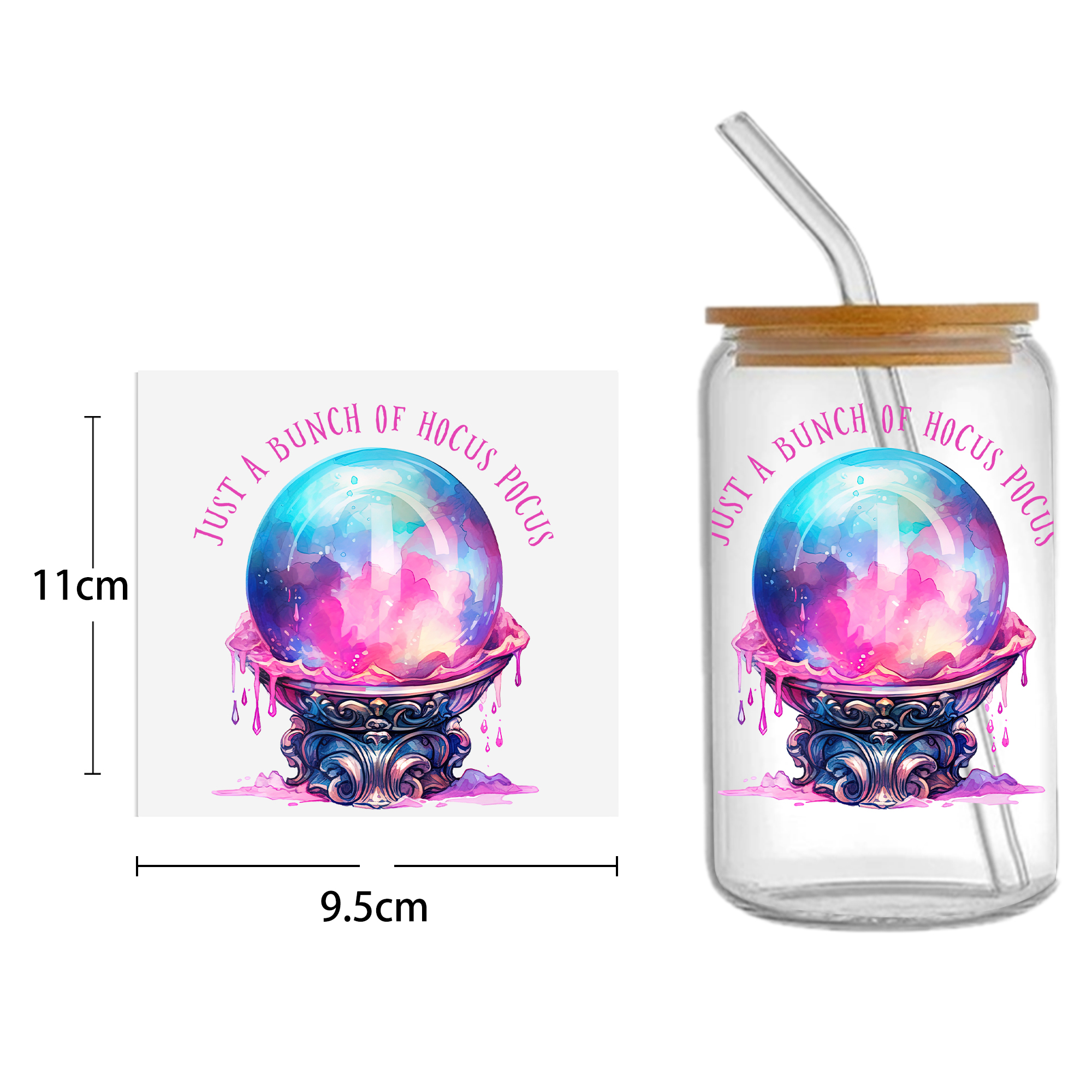 Rainbow 16oz Smile DTF Sticker Cups Cool Personalize UV Wrap Transfer Sticker Custom Labels DIY Logo Waterproof - Image 6
