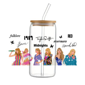 UV DTF Transfer Sticker Super Singer Star Music For The 16oz Glasses Wraps Bottles Cup Can DIY Waterproof Custom Decals