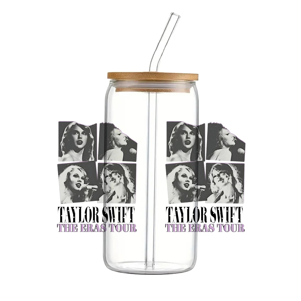 UV DTF Transfer Sticker Super Singer Star Music For The 16oz Glasses Wraps Bottles Cup Can DIY Waterproof Custom Decals - Image 14