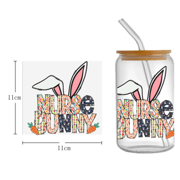 Doctor Nurse Series 16oz DTF Sticker Cup Cool Personalize UV Wrap Transfer Sticker Custom Label DIY Logo Waterproof - Image 5