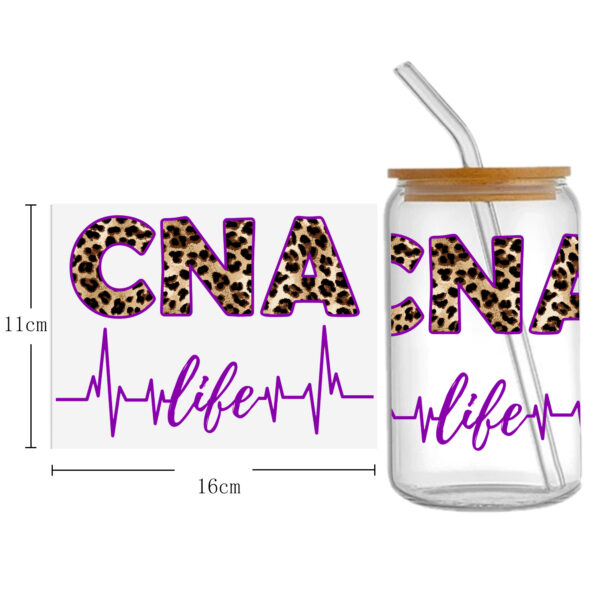 Doctor Nurse Series 16oz DTF Sticker Cup Cool Personalize UV Wrap Transfer Sticker Custom Label DIY Logo Waterproof - Image 8