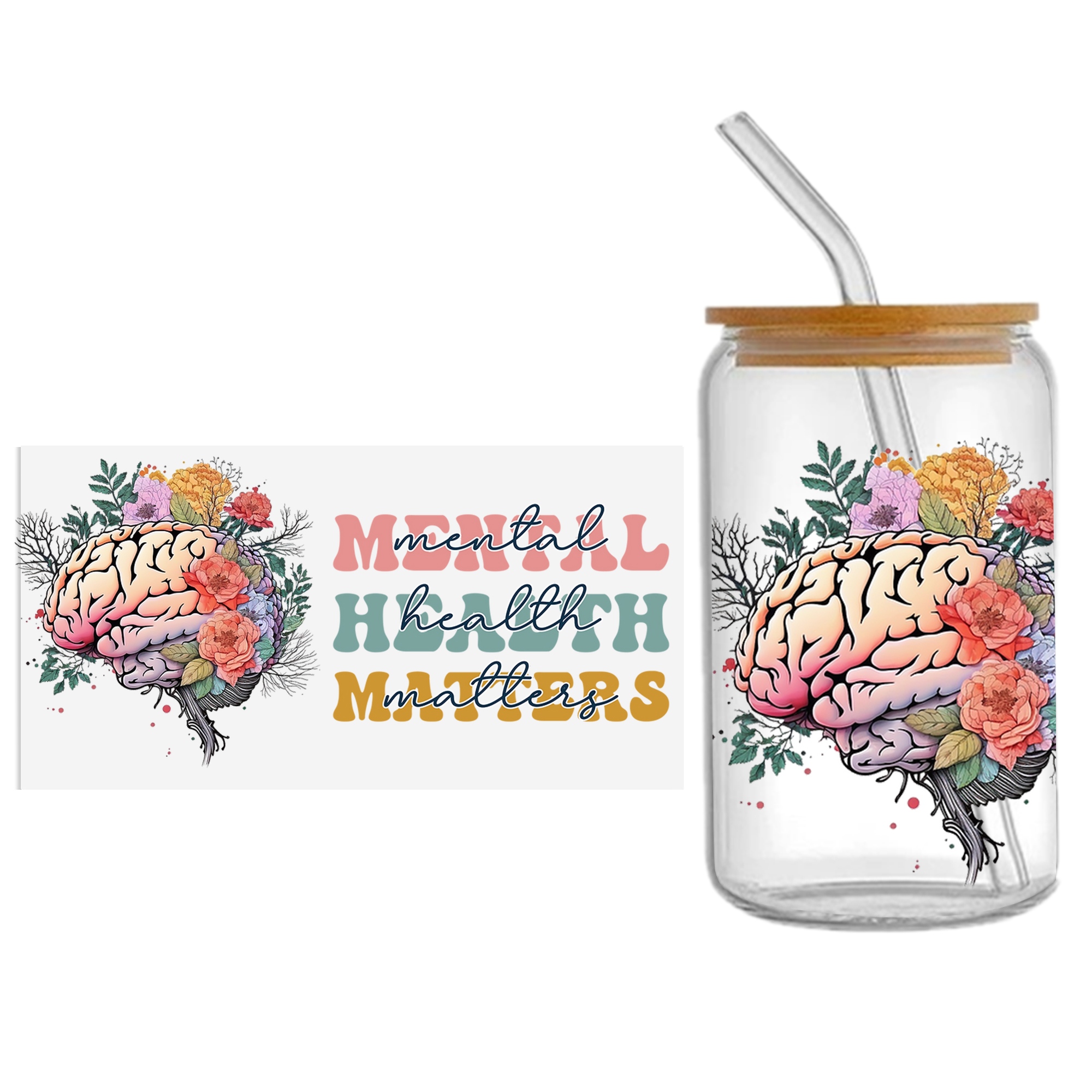Doctor Nurse Series 16oz DTF Sticker Cup Cool Personalize UV Wrap Transfer Sticker Custom Label DIY Logo Waterproof - Image 13