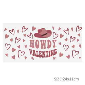 Valentine'S Day Xoxo Donuts UV DTF Sticker For 16oz Cups Wrap Transfer Sticker Custom Labels DIY Logo Waterproof