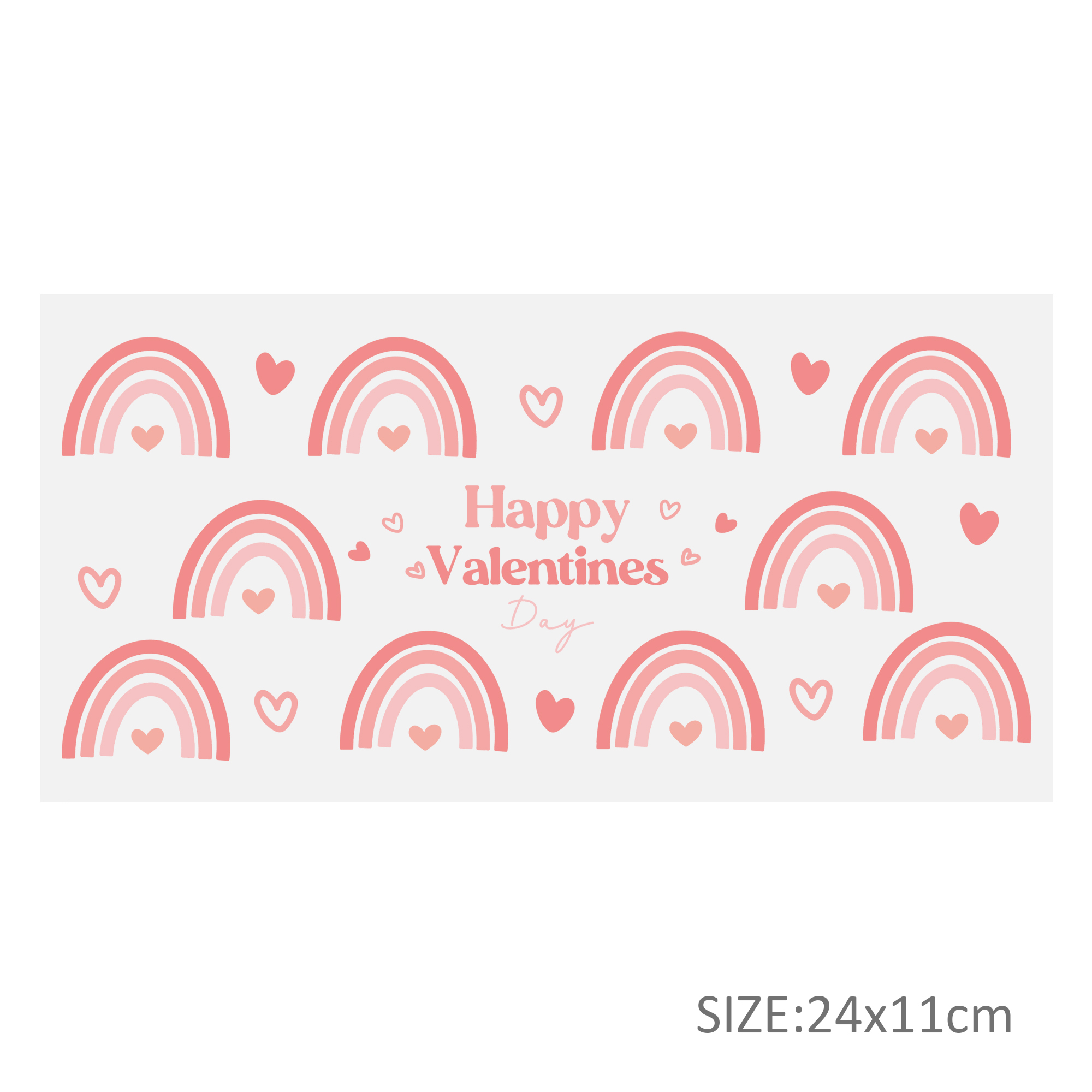 Valentine'S Day Xoxo Donuts UV DTF Sticker For 16oz Cups Wrap Transfer Sticker Custom Labels DIY Logo Waterproof - Image 5