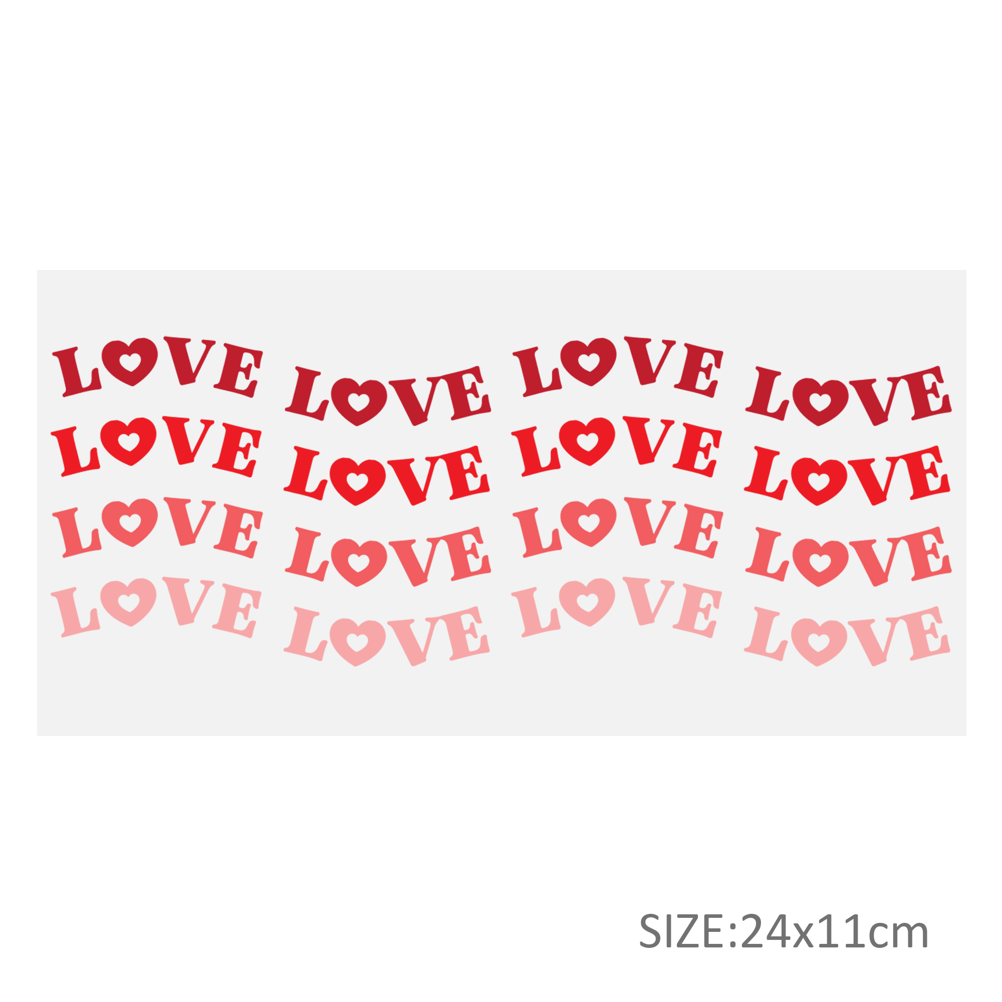 Valentine'S Day Xoxo Donuts UV DTF Sticker For 16oz Cups Wrap Transfer Sticker Custom Labels DIY Logo Waterproof - Image 9