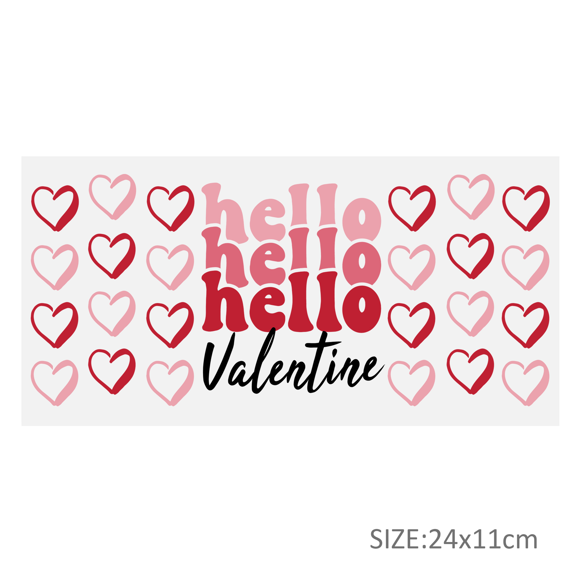 Valentine'S Day Xoxo Donuts UV DTF Sticker For 16oz Cups Wrap Transfer Sticker Custom Labels DIY Logo Waterproof - Image 10