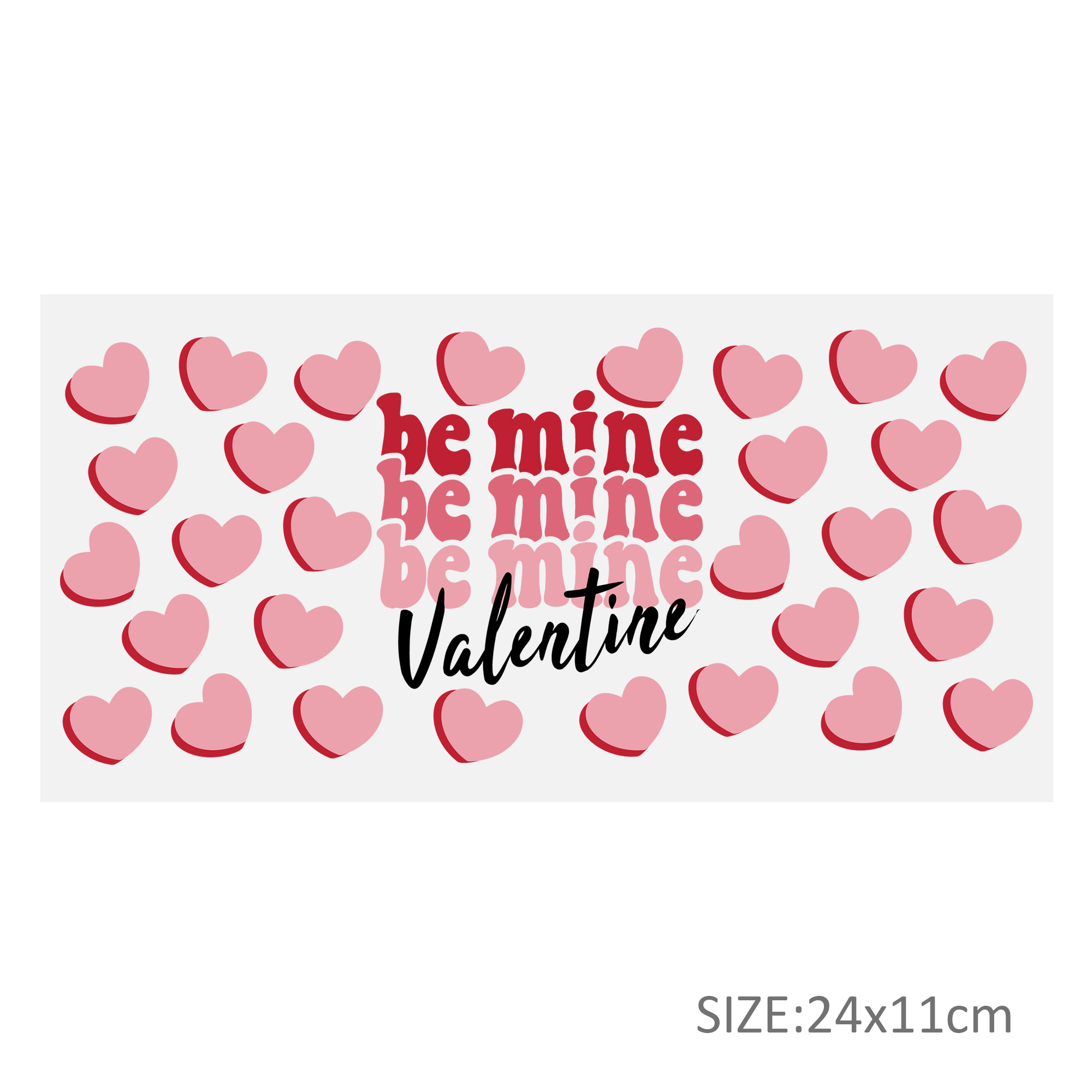 Valentine'S Day Xoxo Donuts UV DTF Sticker For 16oz Cups Wrap Transfer Sticker Custom Labels DIY Logo Waterproof - Image 15
